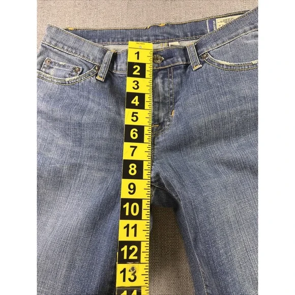GAP 1969 Jeans Womens Size 8L Blue Perfect Bootcut Mid Rise Med Wash Denim 2007 - Picture 7 of 12